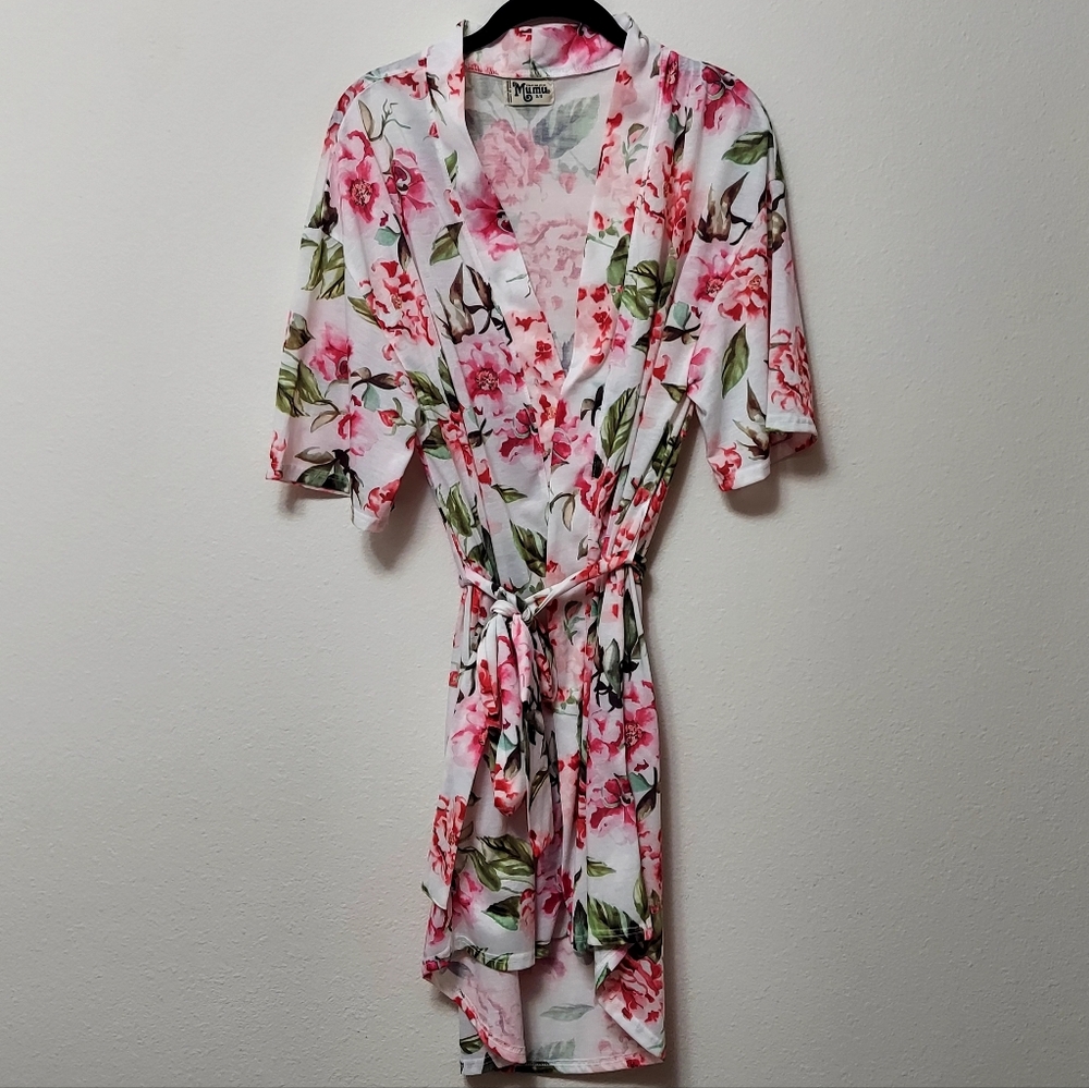 Show Me Your Mumu Floral Robe One Size